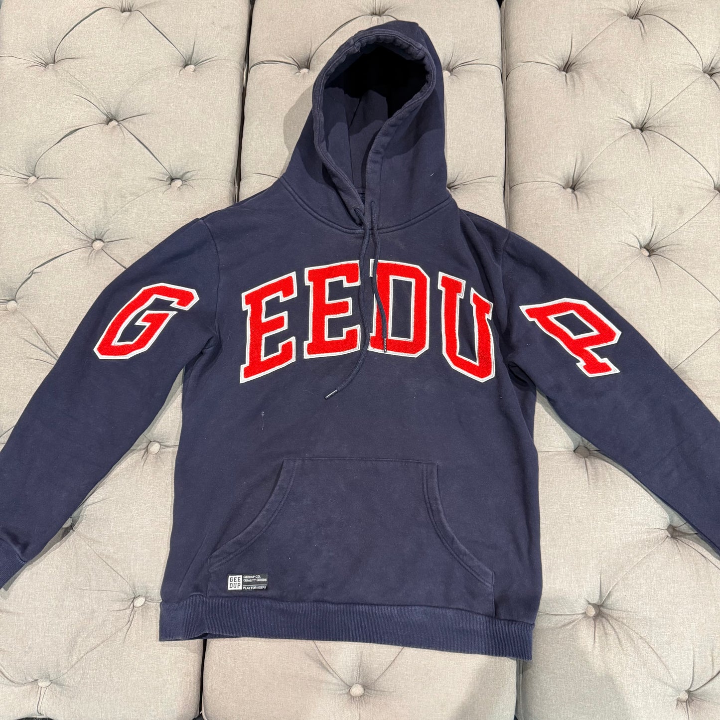 Geedup Team Logo Hoodie (Old Model) 'Navy Red' (Second hand)