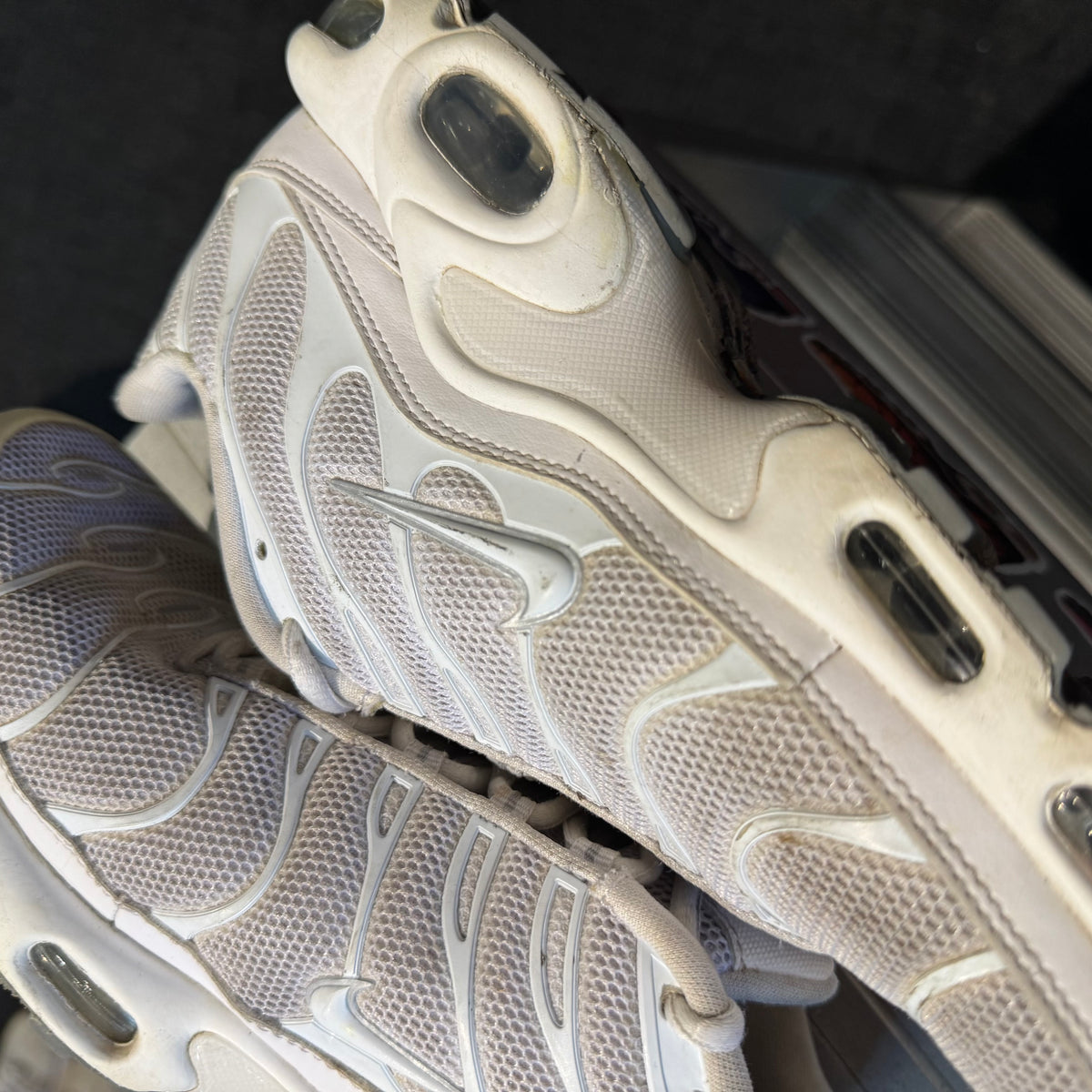 Nike Air Max Plus TN 'Triple White Casper' (Second hand)