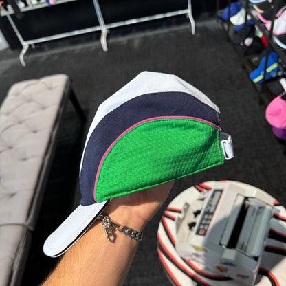 Lacoste Diamond Taffeta Tennis Cap 'Blue Green Pink' (Second hand)