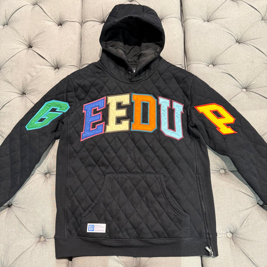 Geedup Team Logo Hoodie 'Holy Grail Multi Color 2.0 Quilt' (Second hand)