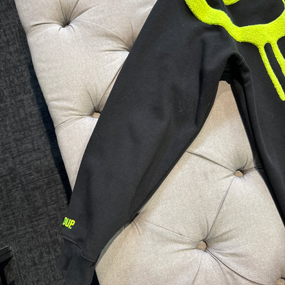 Geedup Handstyle Hoodie 'Black Neon Green' (Second hand)