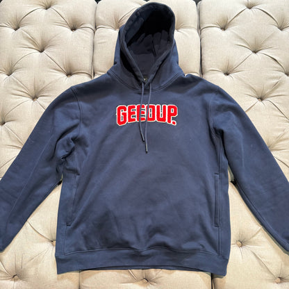 Geedup 13 Years In The Field Hoodie 'Navy Red' (Second hand)