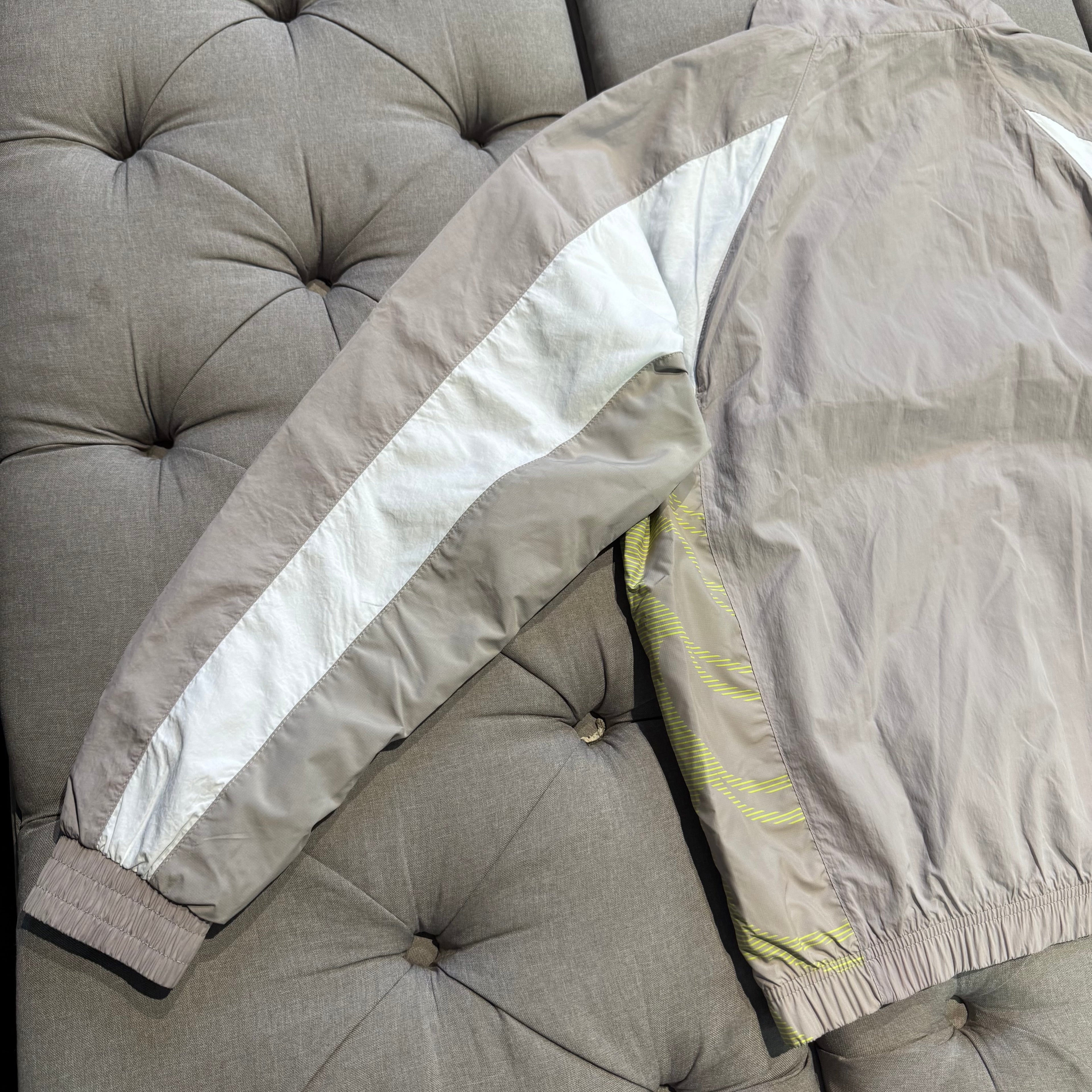 Nike TN Parachute Track Jacket 'White Grey Neon' (Second hand)
