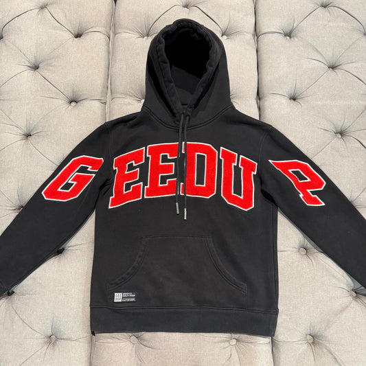 Geedup Team Logo Hoodie 'Black Red' (Second hand)