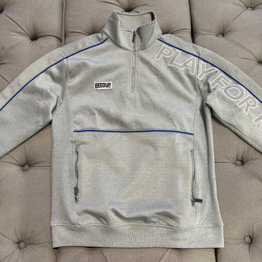 Geedup PFK Qtr Zip 'Grey Blue' (Second hand)