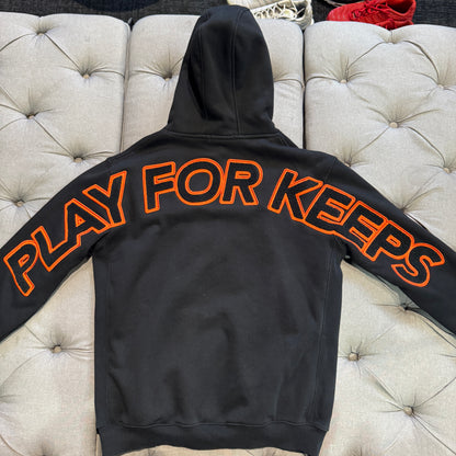 Geedup Play For Keeps Hoodie 'Black Orange' (Second hand)