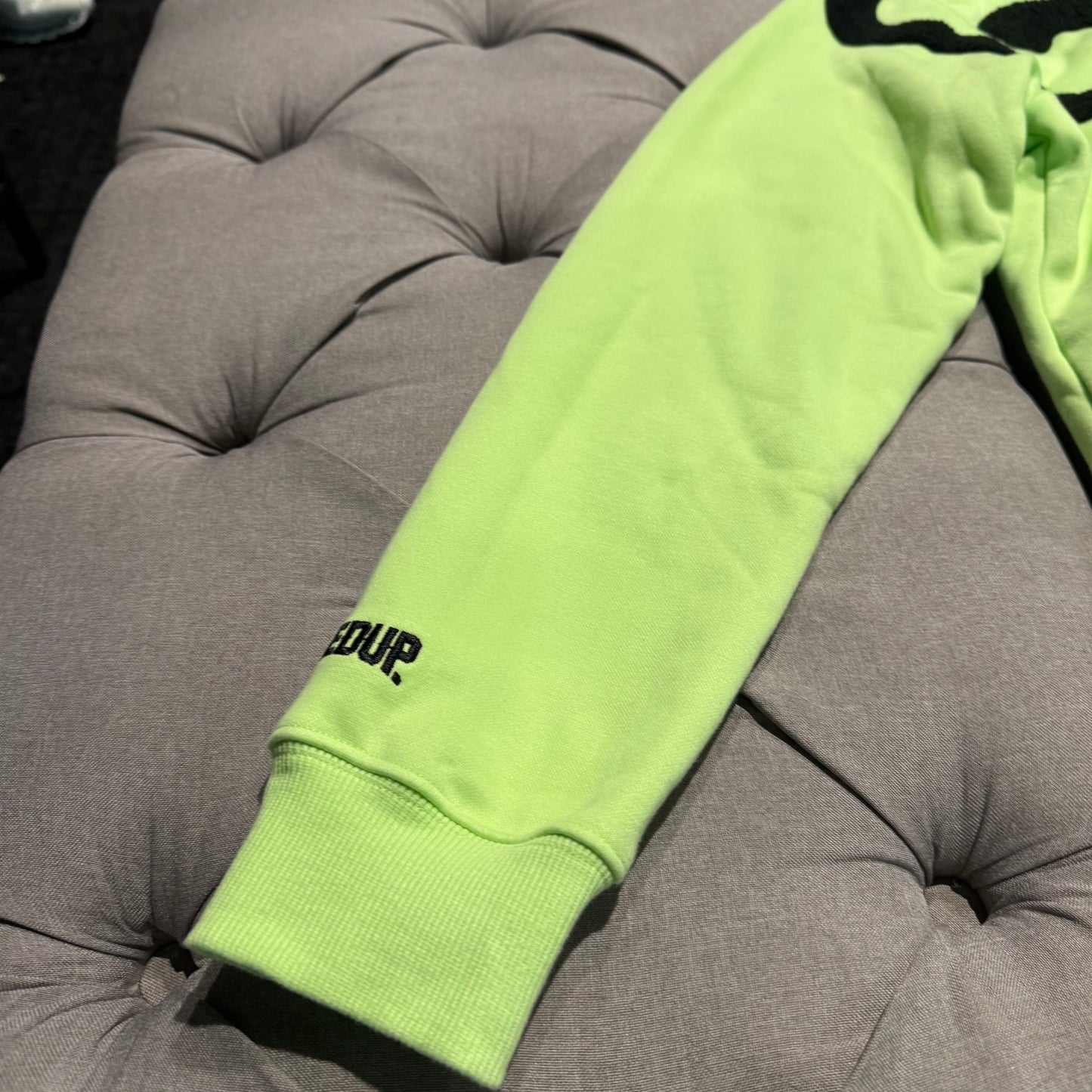 Geedup Handstyle Hoodie 'Pastel Green' (Second hand)