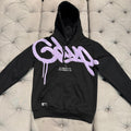 Geedup Handstyle Hoodie 'Black Purple' (Second hand)