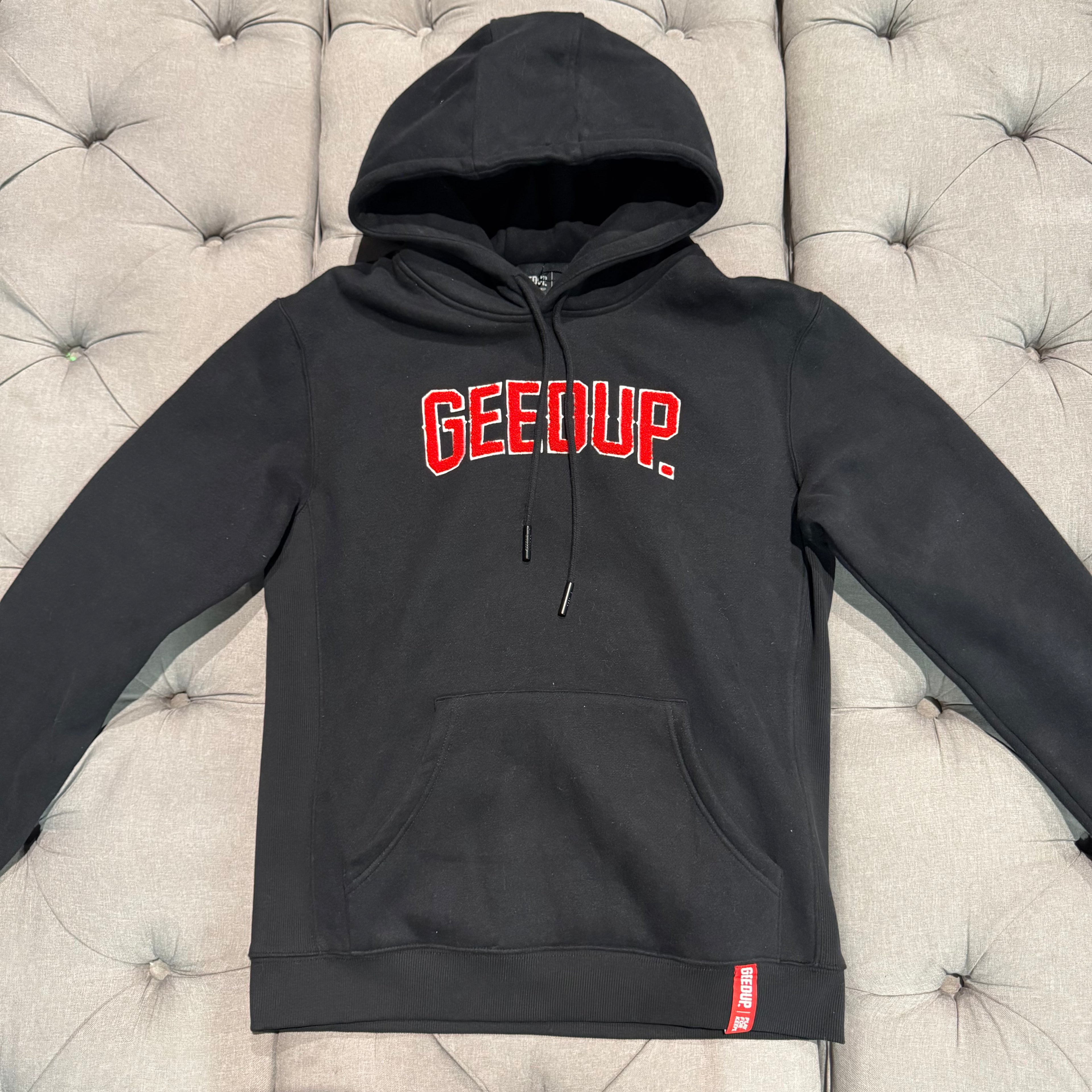 Geedup Play For Keeps Hoodie 'Black Red' (Brand New)