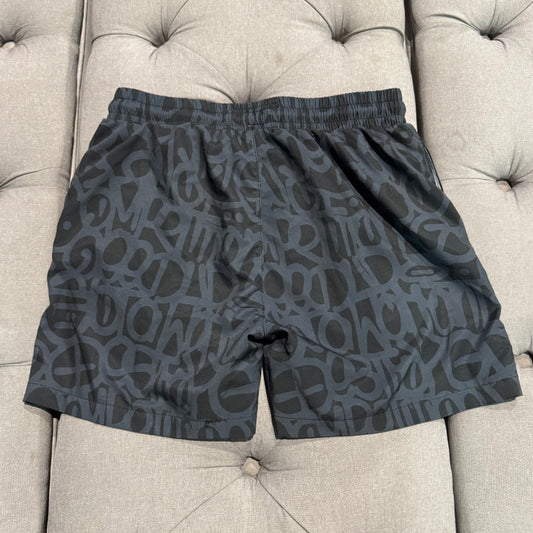 Geedup Graffiti Swim Shorts 'Navy Red' (Second hand)