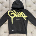 Geedup Handstyle Hoodie 'Black Hyper Yellow' (Second hand)