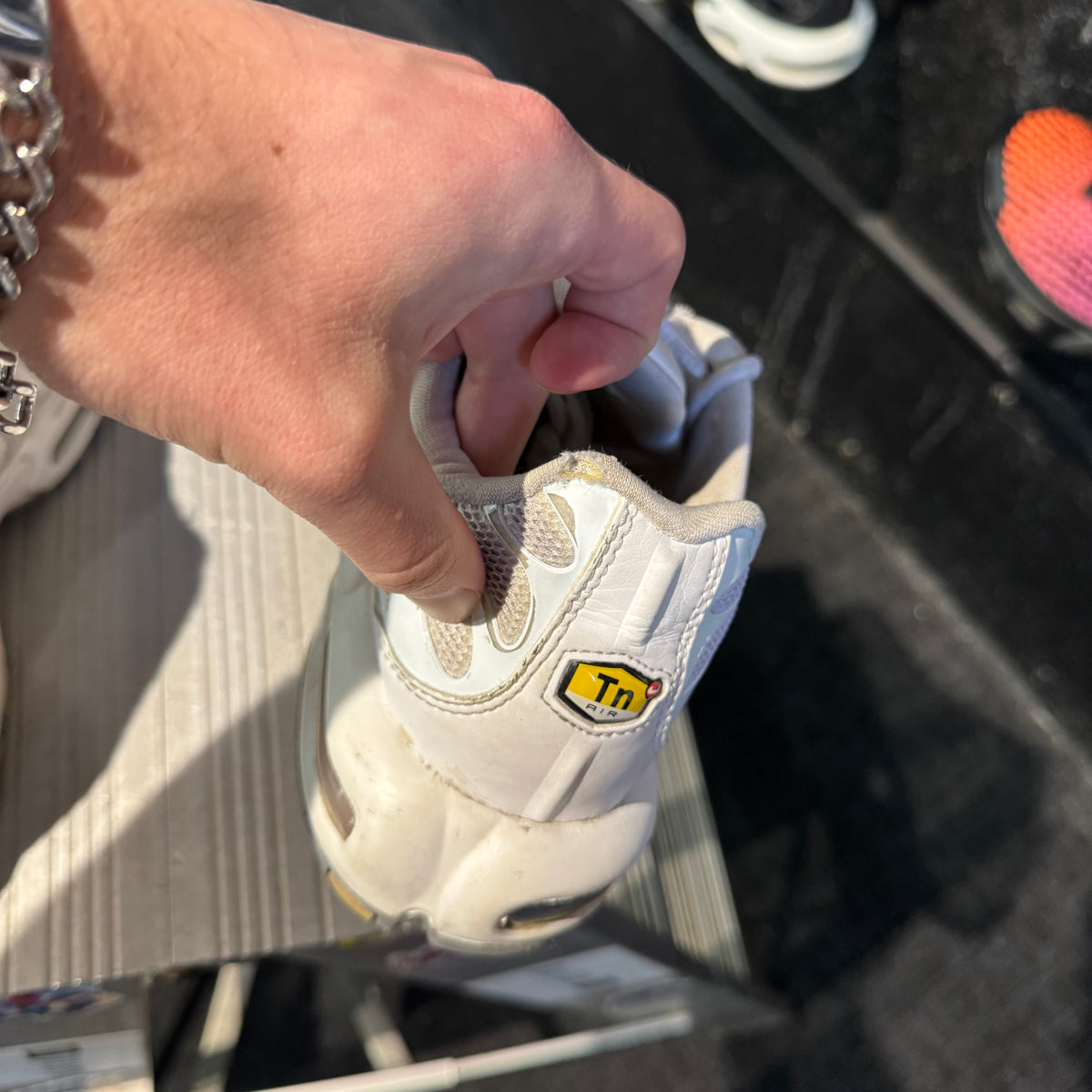 Nike Air Max Plus TN 'Triple White Casper' (Second hand)