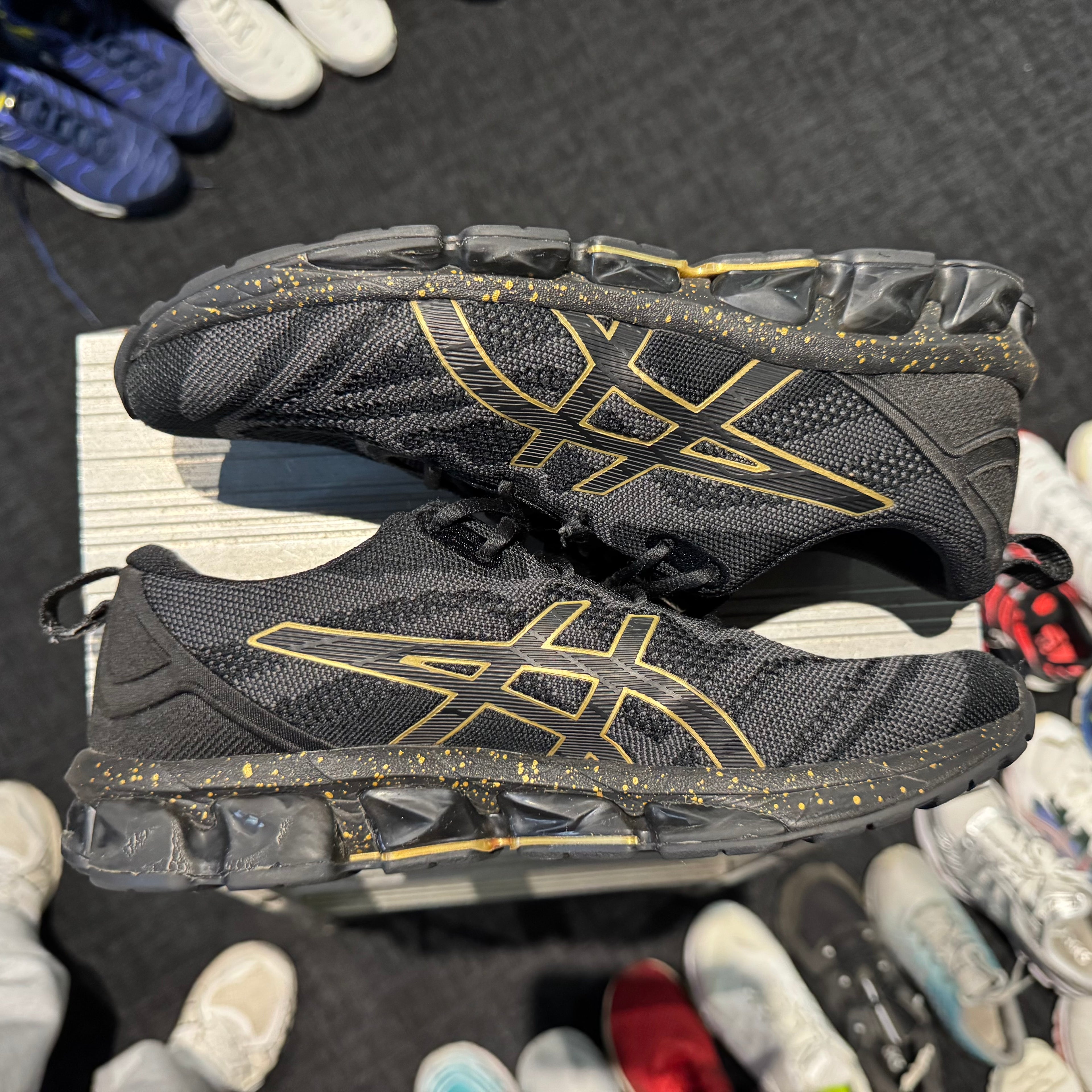 Asics Gel-Quantum 360 7 Knit 'Tokyo Neon Black Gold' (Second hand)