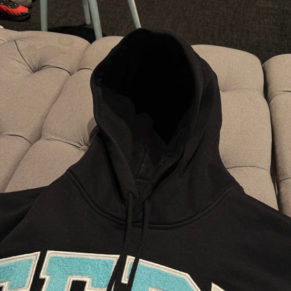 Geedup Team Logo Hoodie 'Black Baby Blue' (Second hand)