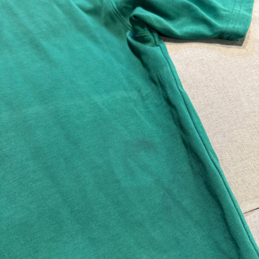 Geedup Knitted Shoulder Team Logo T-Shirt 'Forest Green Cream' (Second hand)