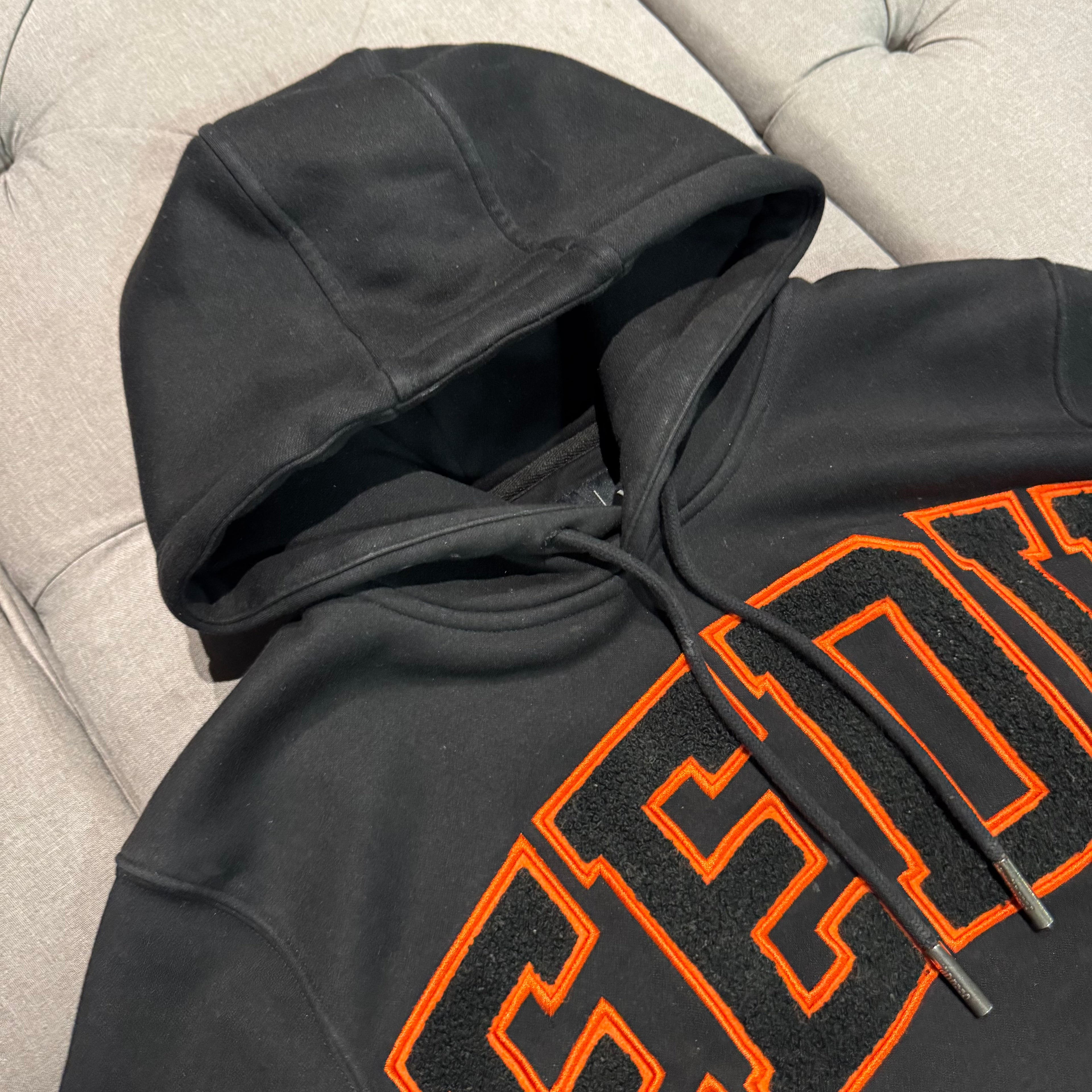 Geedup Team Logo Hoodie 'Black Orange'  (Second hand)