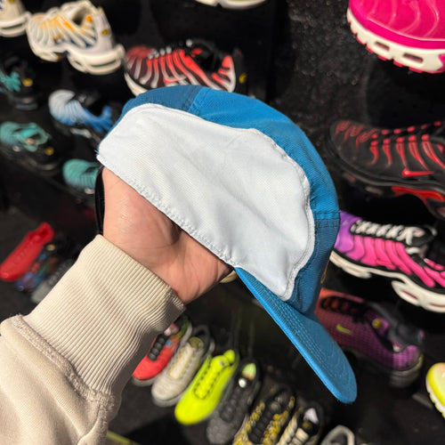 Asics 5 Pannel Embroided Logo Cap 'Blue Grey' (Second hand)