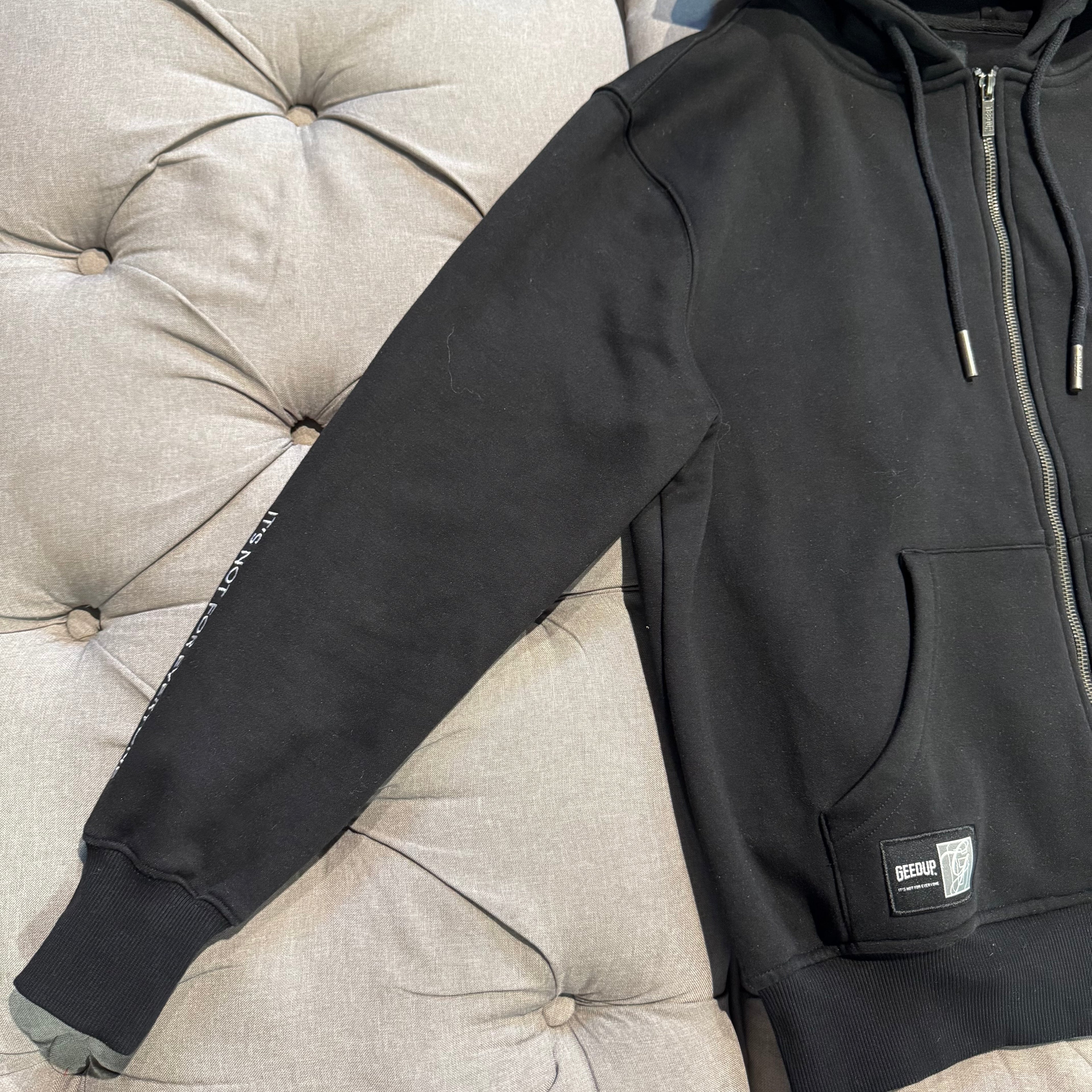 Geedup Team Logo Hooded Jacket 'Black' (Second hand)