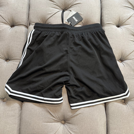 Geedup Team Logo Old School Basketball Shorts 'Black White' (Brand New)