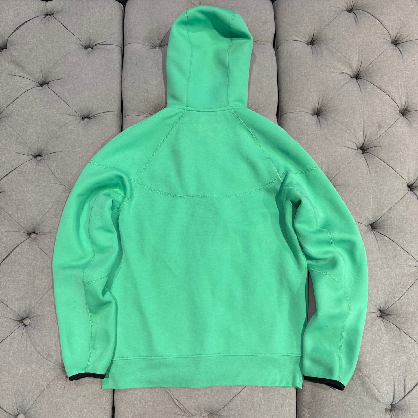 Nike Tech Fleece Hoodie Neon Lime Green (Second hand)