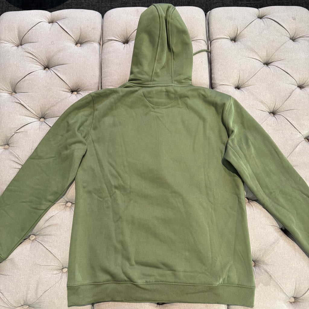 Geedup O/S Emblem Emboss Hoodie 'Military Green' (Second hand)