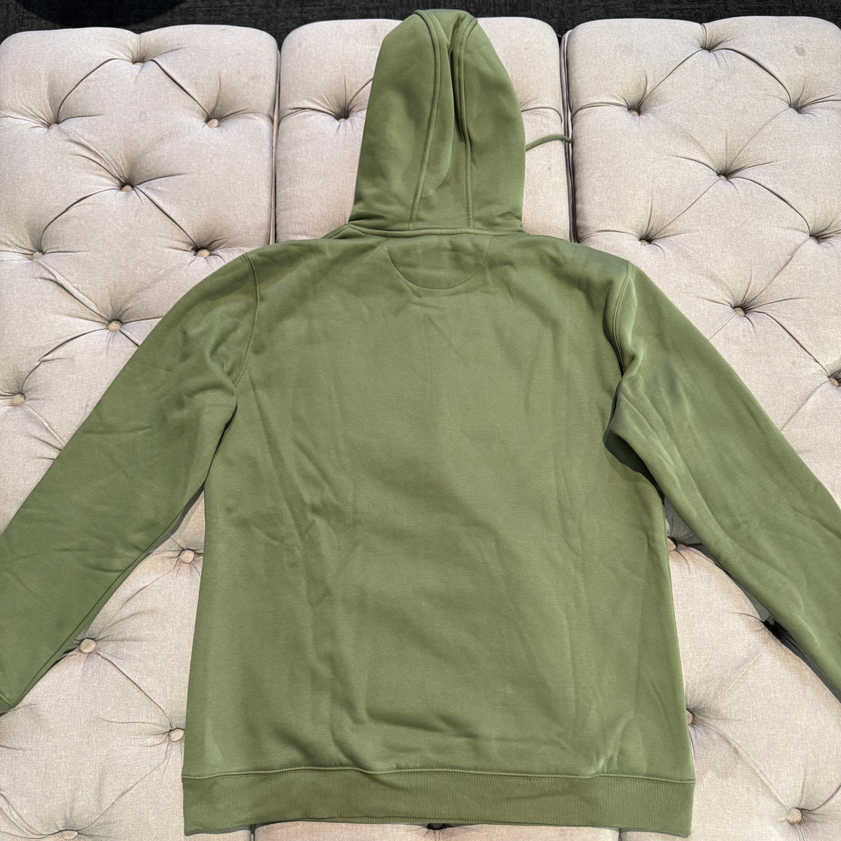 Geedup O/S Emblem Emboss Hoodie 'Military Green' (Second hand)