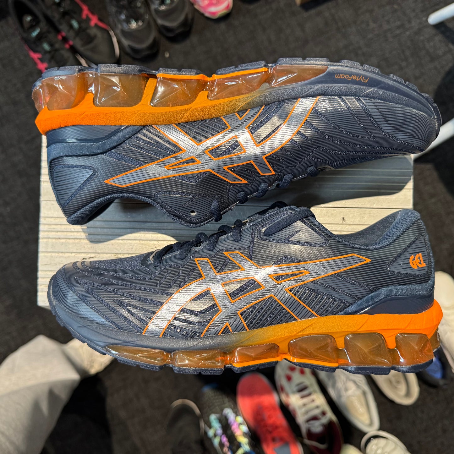 Asics Gel Quantum 360 7 'French Blue Lava Orange' (Brand New)