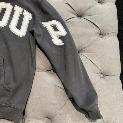 Geedup Team Logo Hoodie 'Asphalt Grey White' (Second hand)