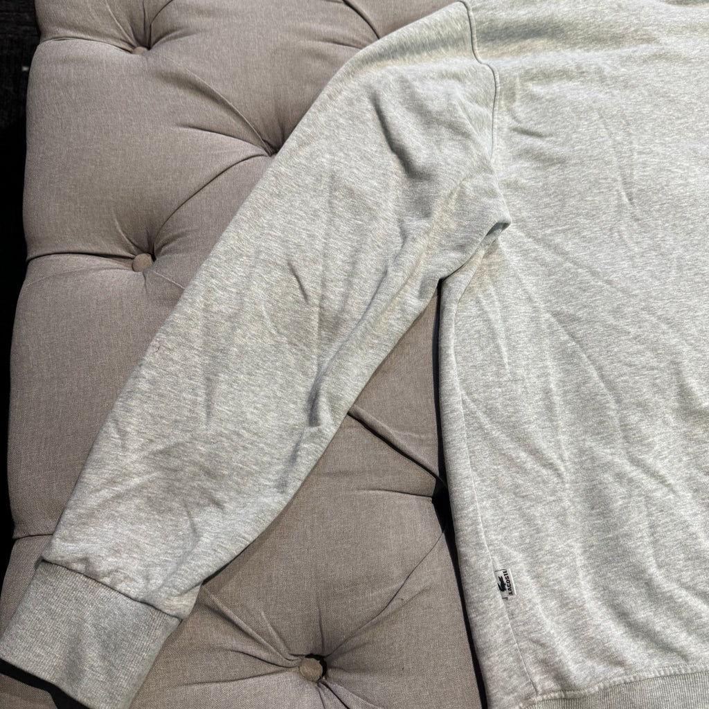 Lacoste Small Croc Crewneck 'Grey' (Second hand)