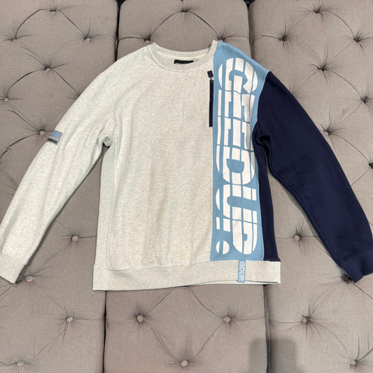 Geedup Sportsman Crewneck 'White Marle Blue' (Second hand)