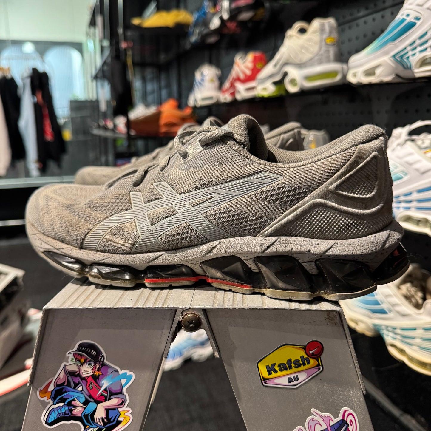 Asics Gel-Quantum 360 7 'Knit Grey Red' (Second hand)
