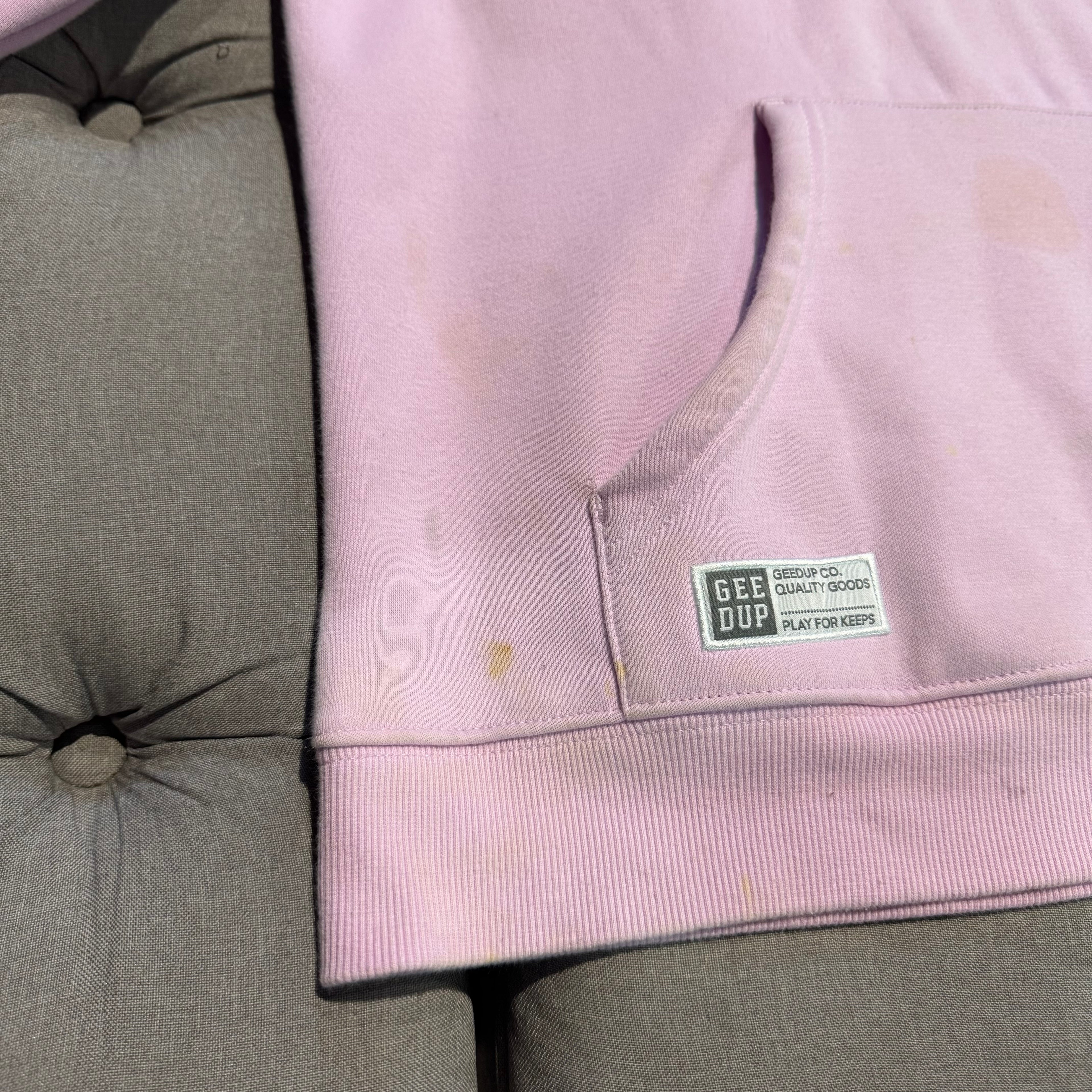 Geedup Team Logo Hoodie 'Black Lavender' (Second hand)