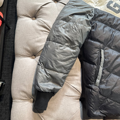 Geedup Reversible Puffer Jacket 'Blue Black / White Grey' (Second hand)