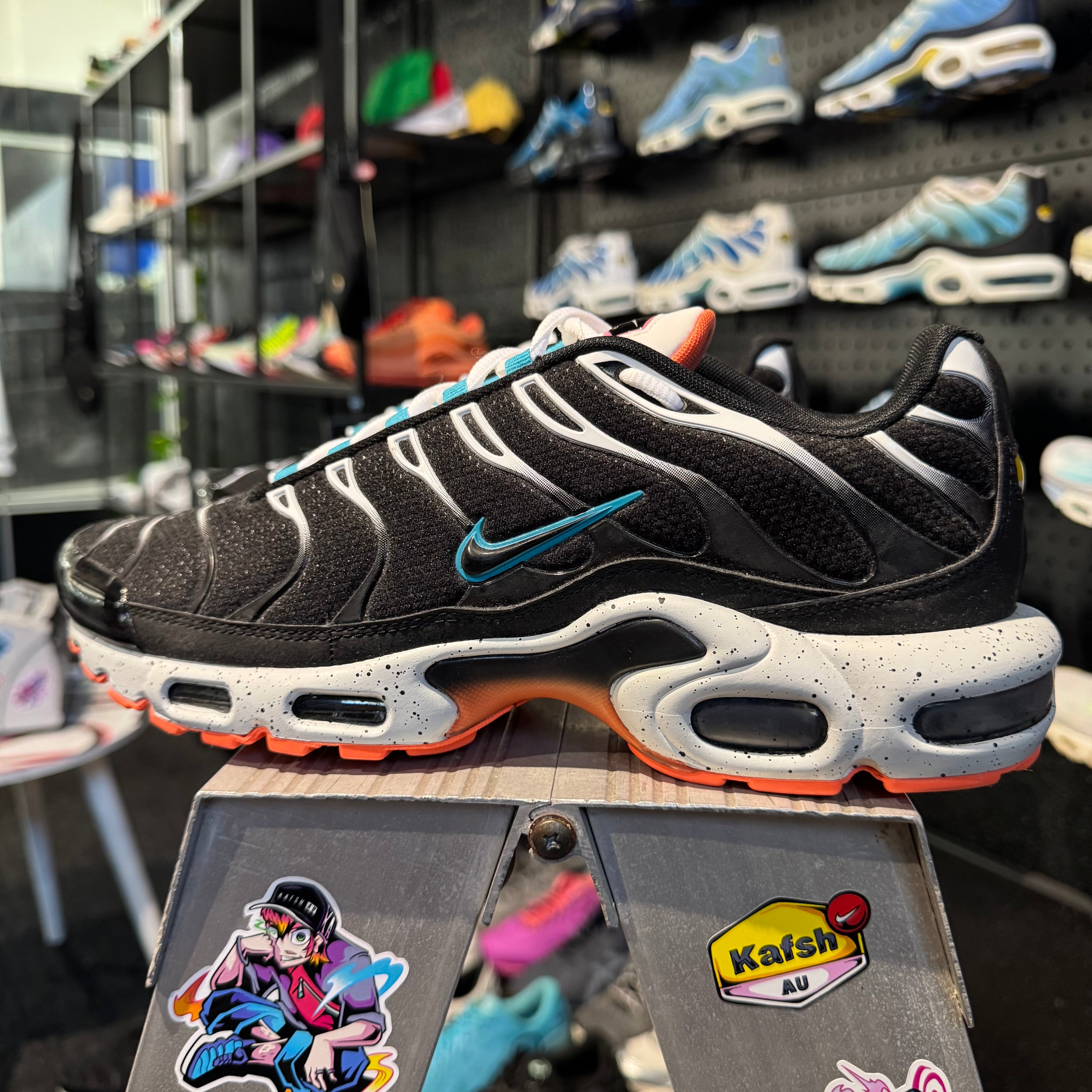 Nike Air Max Plus TN 'Black Turf Orange' (Brand New)