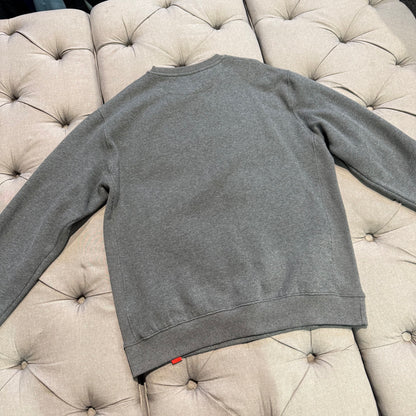 Geedup Embossed Logo Crewneck 'Dark Grey' (Second hand)