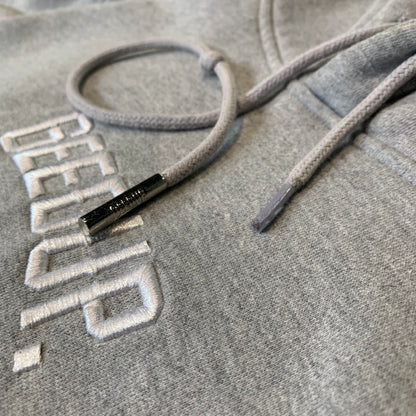 Geedup 10 Years In The Field Hoodie 'Grey White' (Second hand)