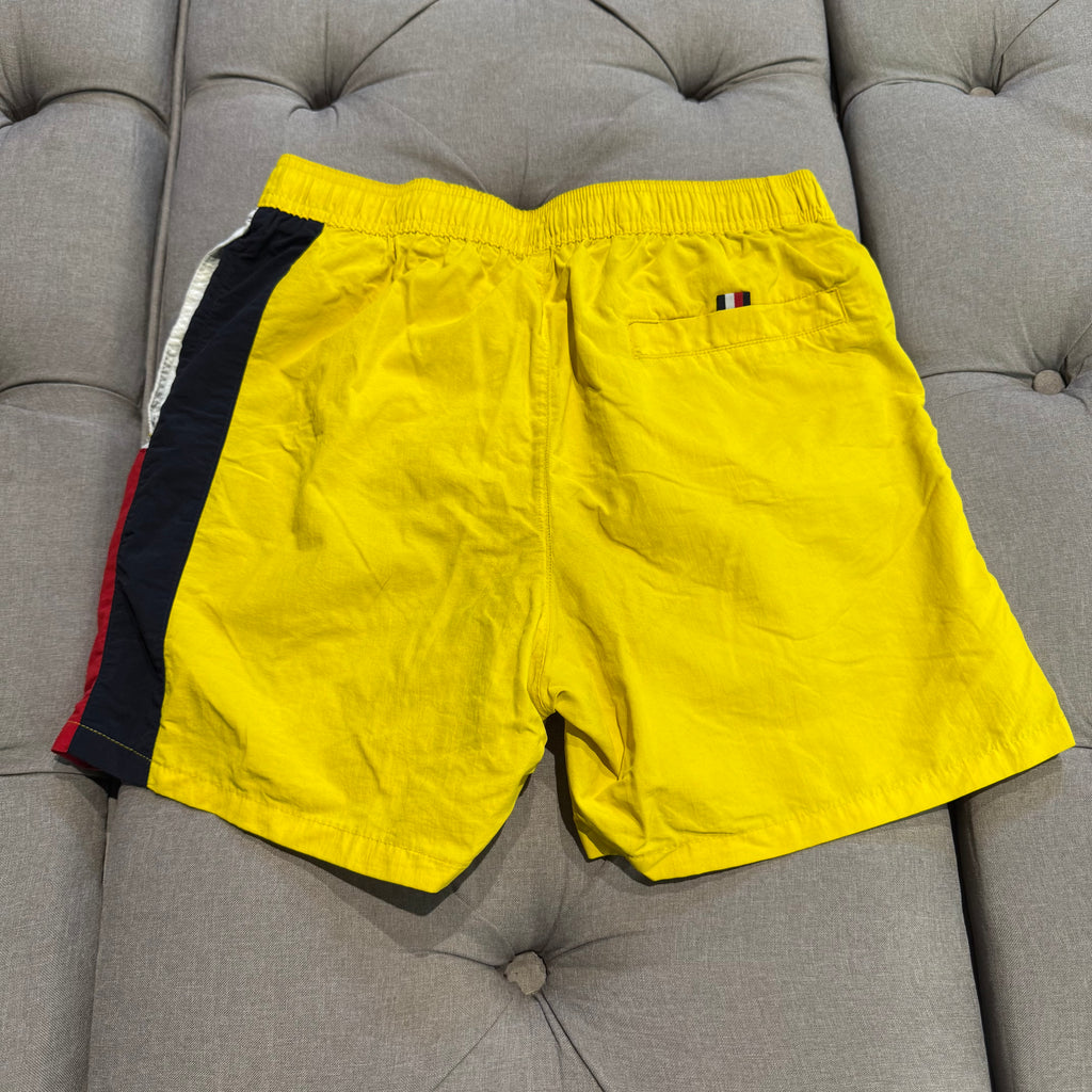Tommy Hilfiger Flag Slim Mid Swim Shorts 'Yellow' (Second hand)