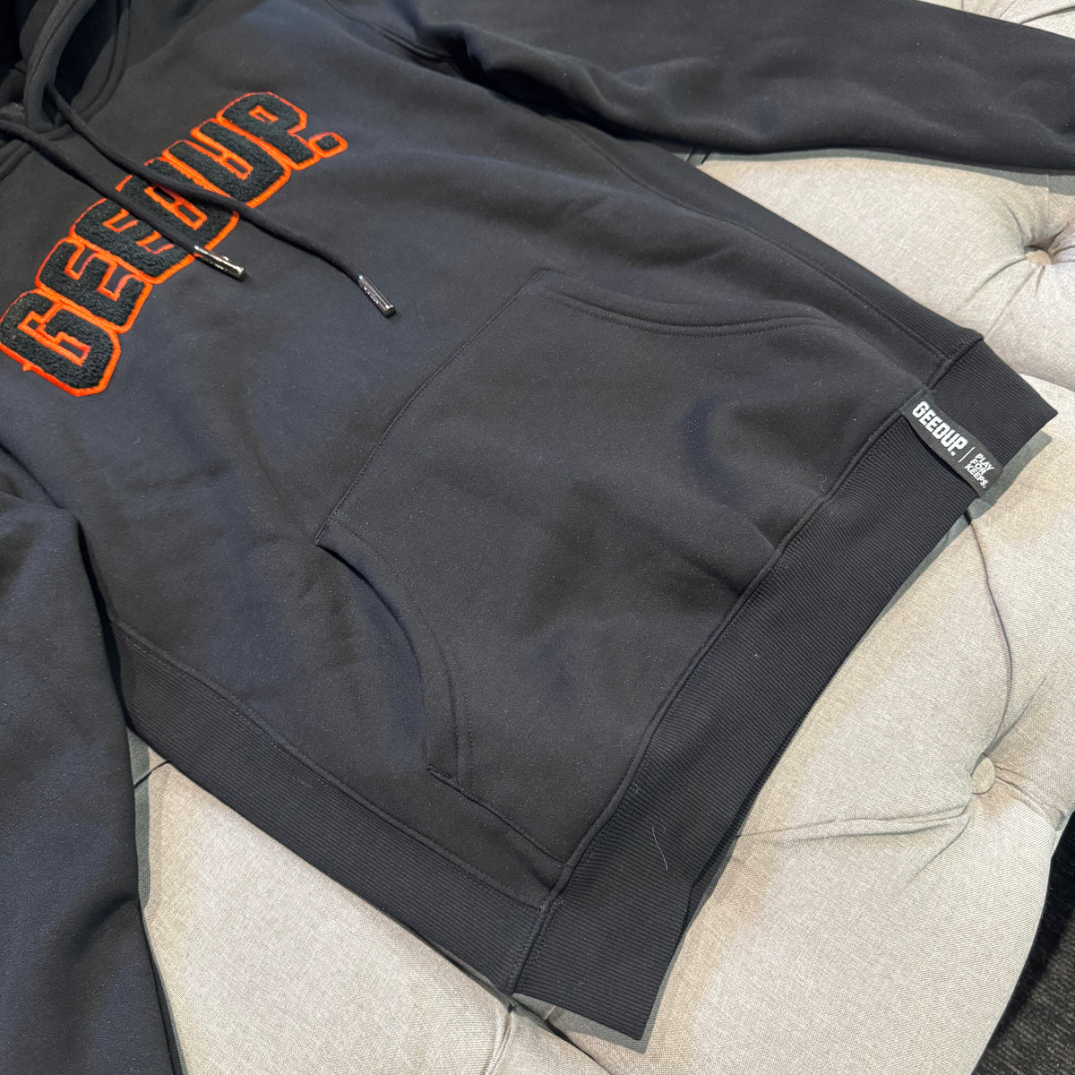 Geedup Play For Keeps Hoodie 'Black Orange' (Brand New)