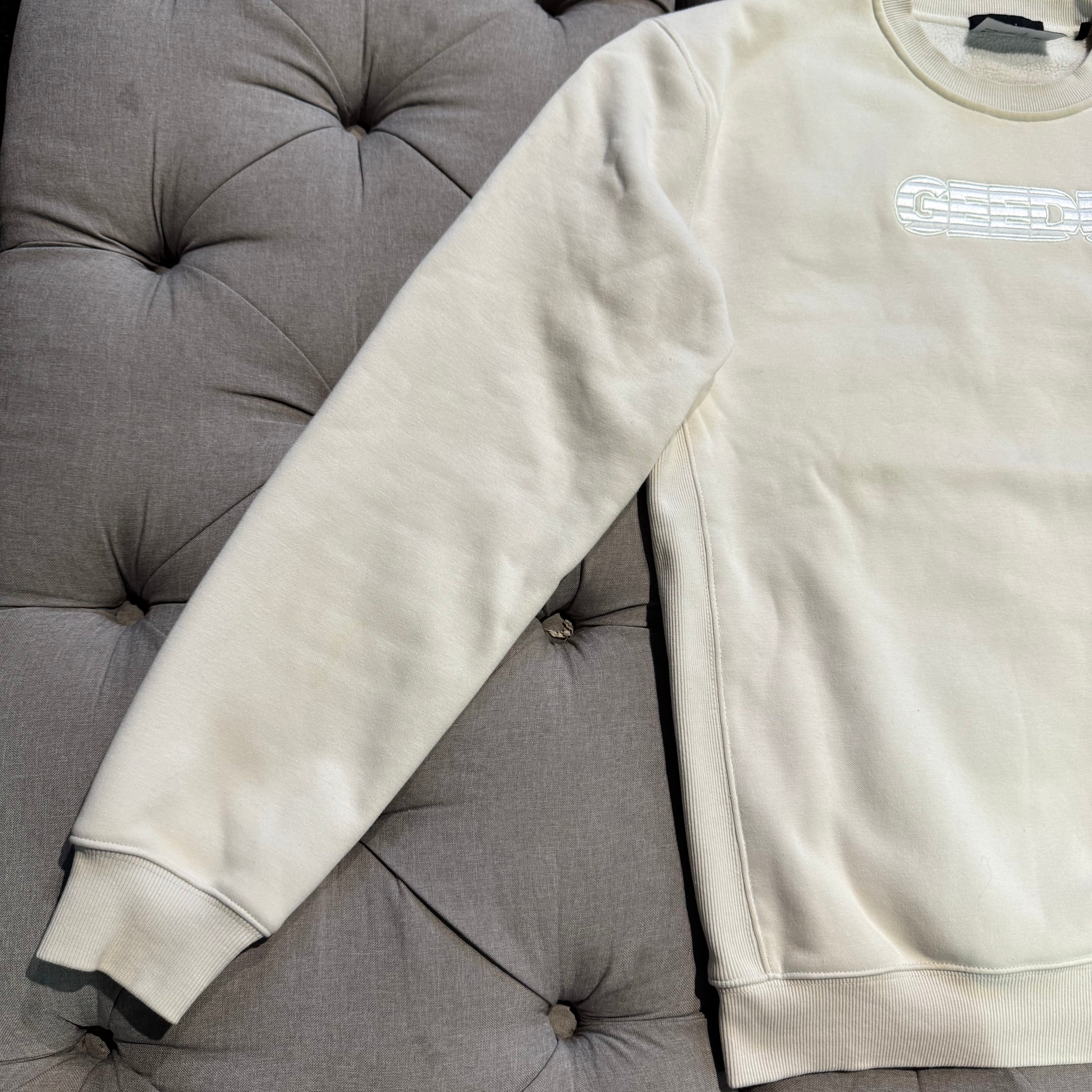 Geedup Sportsman Crewneck 'Ice Grey White' (Second hand)