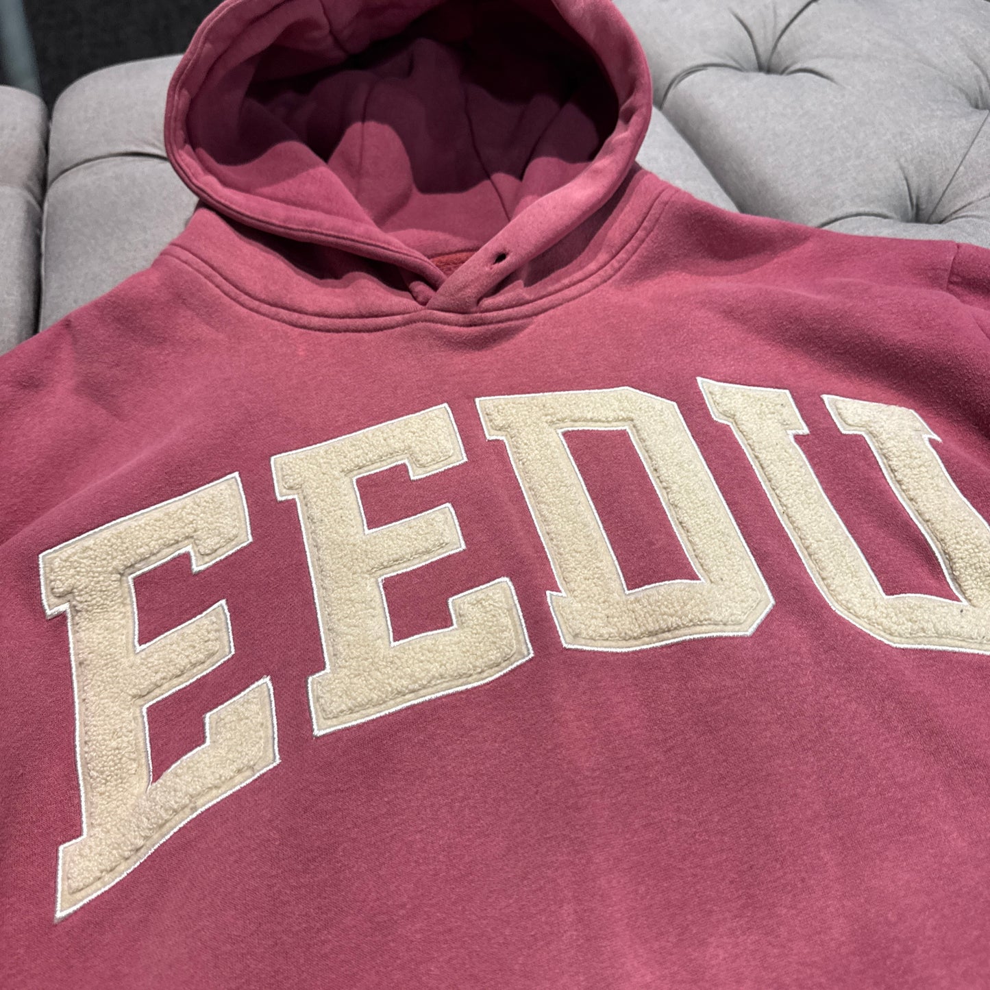 Geedup Team Logo Hoodie 'Maroon Cream' (Old model) (Second hand)
