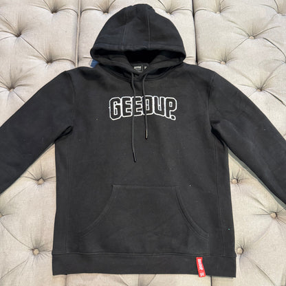 Geedup Play For Keeps Hoodie 'Black Black White' (Second hand)