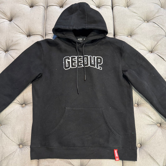 Geedup Play For Keeps Hoodie 'Black Black White' (Second hand)