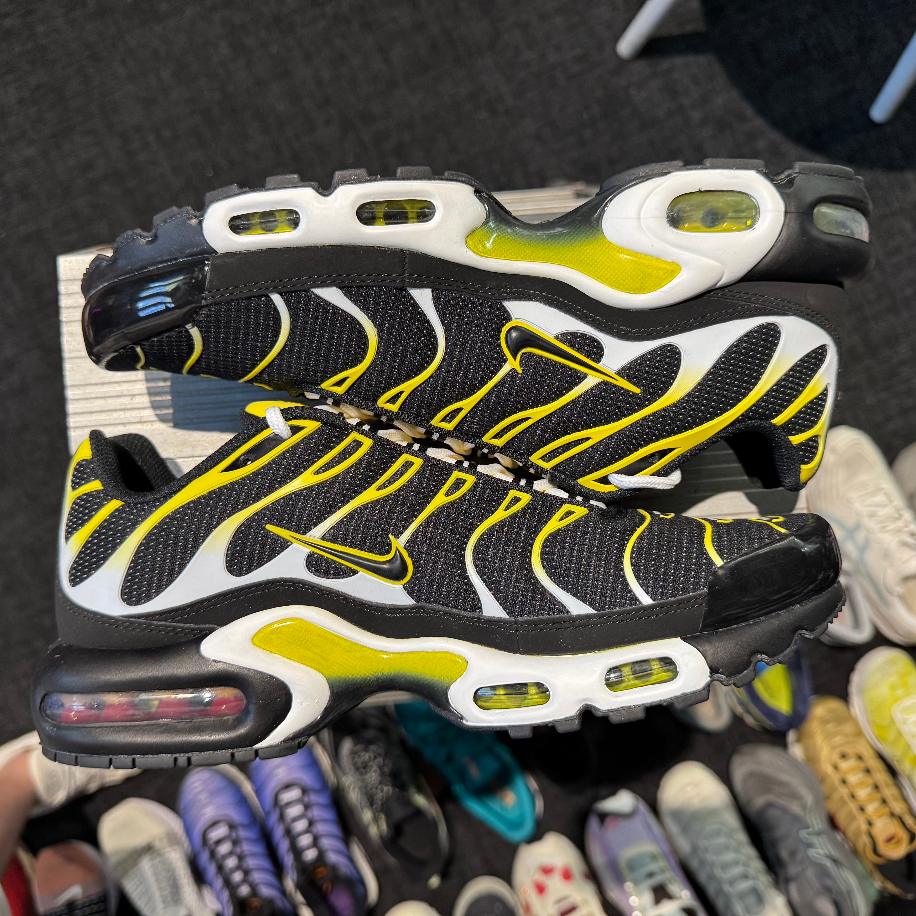 Nike Air Max Plus TN 'Black Tour Yellow' (Brand New)