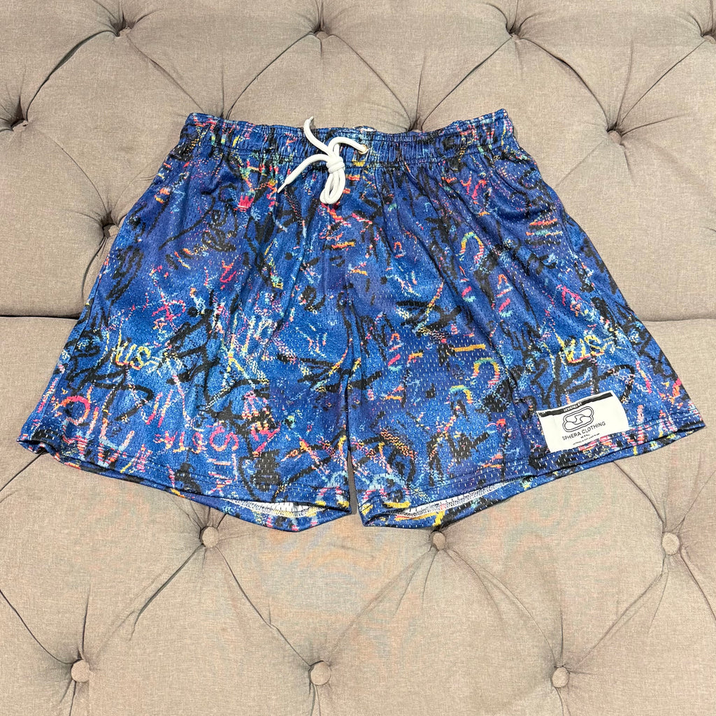 Sphera Mesh Shorts 'Bus Print' (Brand New)