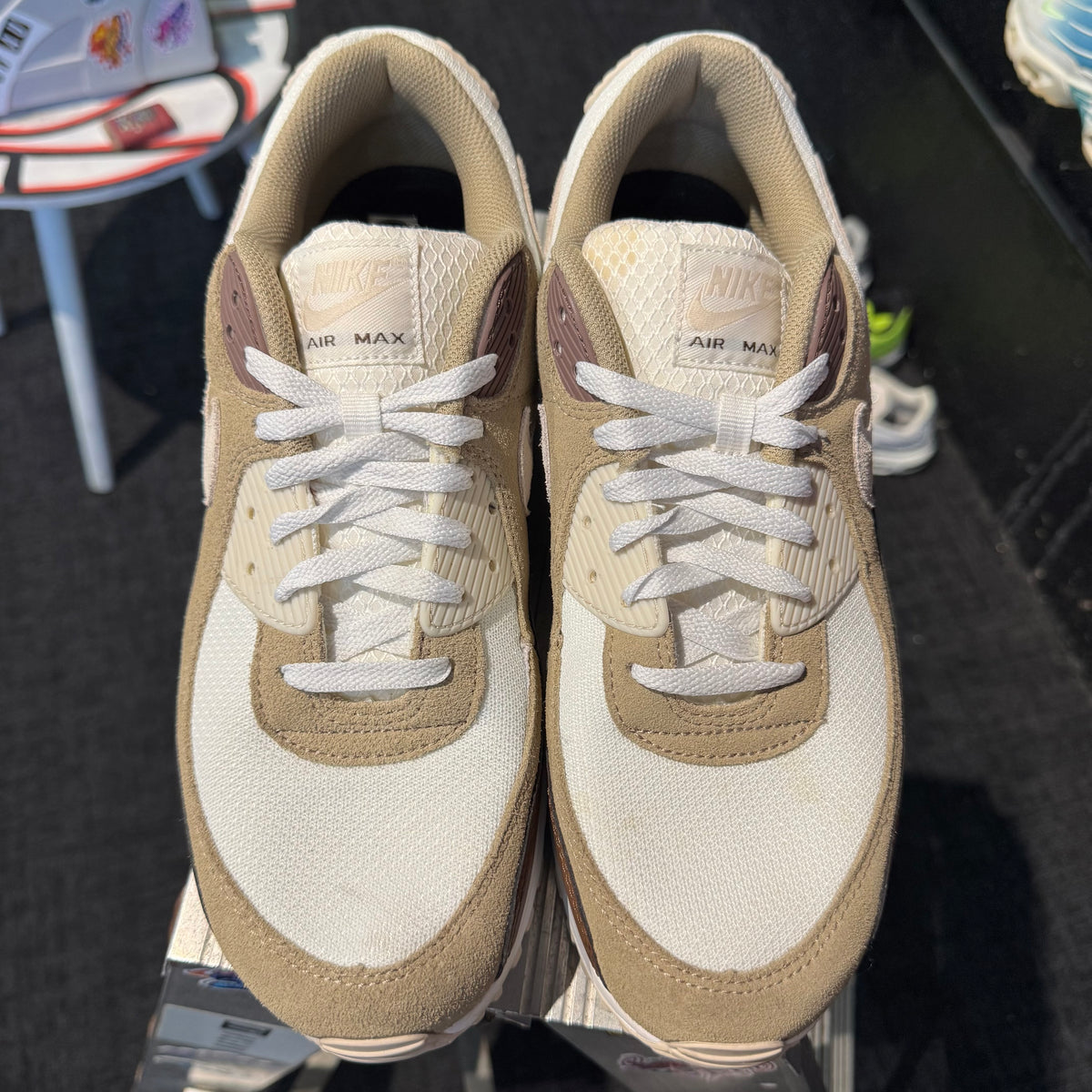 Nike Air Max 90 'White Khaki Brown Beige' (Second hand)