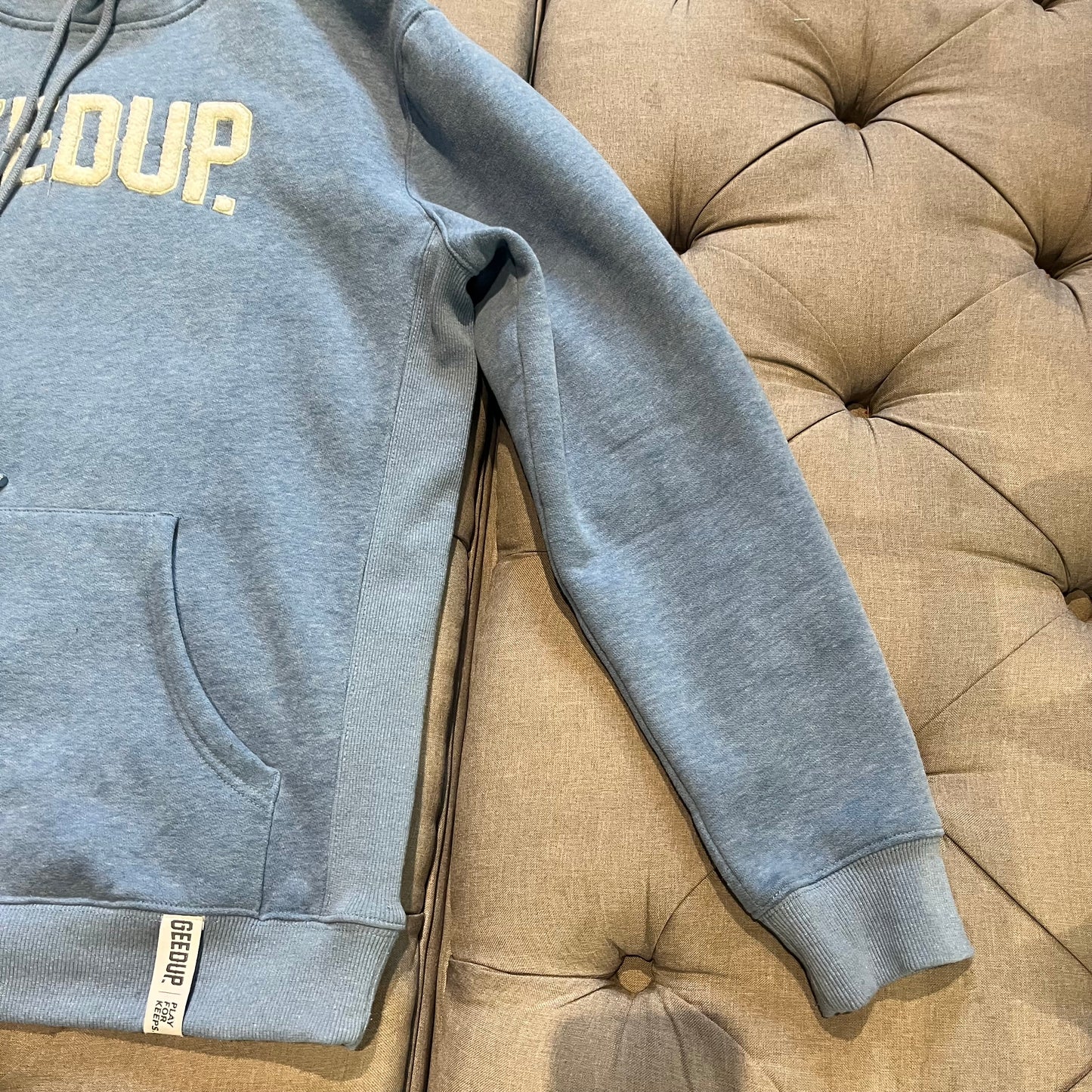 Geedup Play For Keeps Hoodie 'Ice Blue' (Second hand)