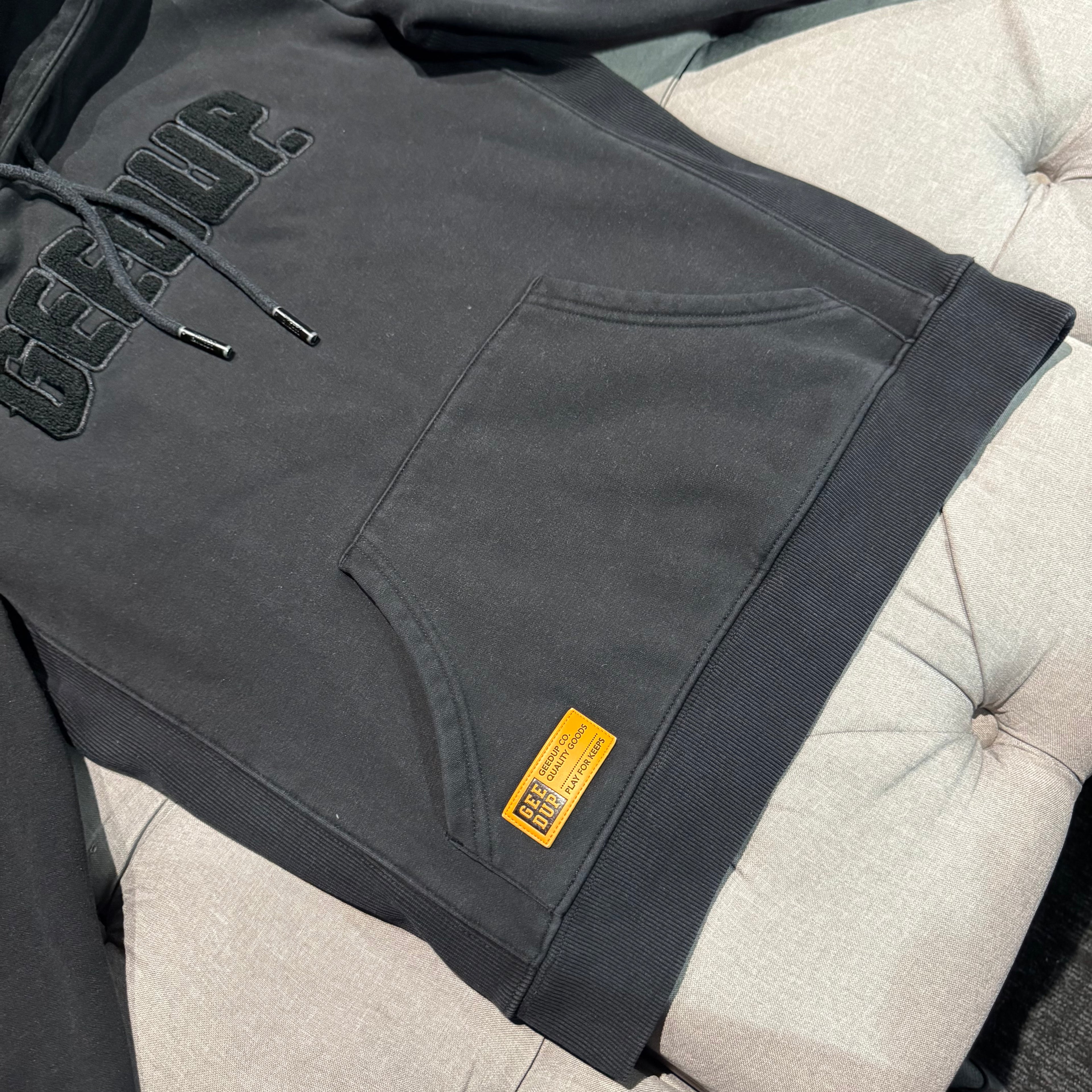 Geedup Play For Keeps Hoodie 'Blackout' (Second hand)