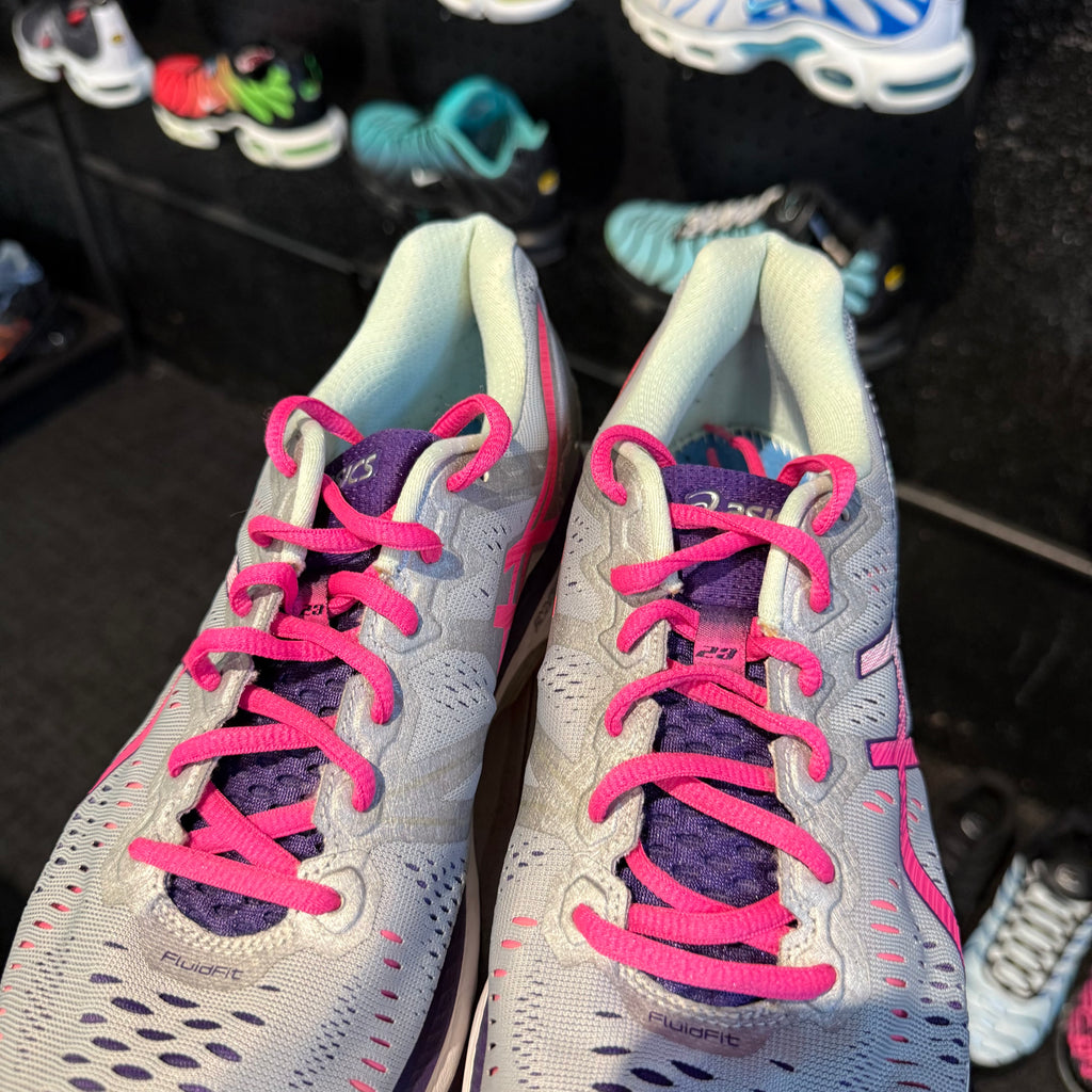 Asics Gel-Kayano 23 'Silver Pink Glow' (Second hand)