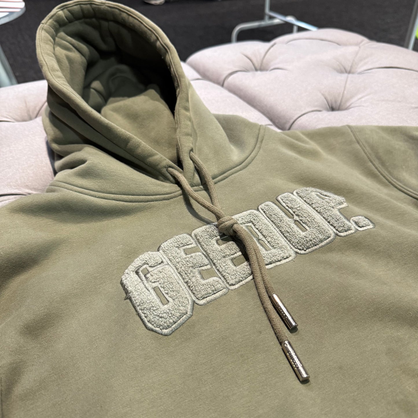 Geedup Play For Keeps Hoodie 'Olive' (Second hand)