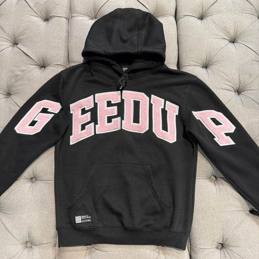 Geedup Team Logo Hoodie 'Black Pink' (Second hand)
